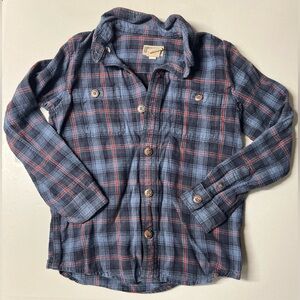 Duluth Trading Company Long Sleeve Flannel Shirt - Youth Size 7